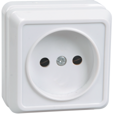 РС20-2-ОБ Розетка 1местн. без з/к 10А откр.уст. ОКТАВА (белый) РС20-2-ОБ Розетка 1местн. без з/к 10А откр.уст. ОКТАВА (белый)