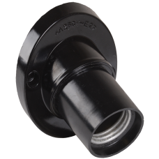 Пкб27-04-К31 Патрон угловой настенный карболитовый, Е27, черный (50 шт), стикер на изделии, IEK