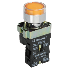 Кнопка управления LAY5-BW3561 с подсветкой желтый 1з ИЭК