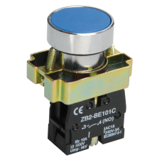 Кнопка управления LAY5-BA61 без подсветки синяя 1з ИЭК Кнопка управления LAY5-BA61 без подсветки синяя 1з ИЭК