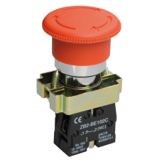 Кнопка управления LAY5-BS542 "Грибок" аварийная с фиксацией поворотная ИЭК Кнопка управления LAY5-BS542 "Грибок" аварийная с фиксацией поворотная ИЭК