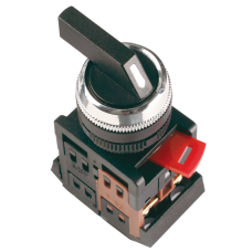 Переключатель АLС-22 черн.длин.рукоят.2 фикс.полож. I-O 1з+1р ИЭК