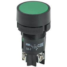Кнопка SВ-7 "Пуск" зеленая 1з+1р d22мм/240В ИЭК