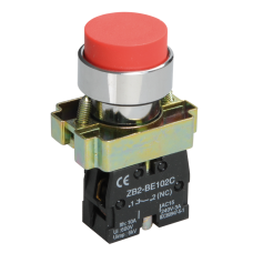 Кнопка управления LAY5-BL42 без подсветки красная 1р ИЭК Кнопка управления LAY5-BL42 без подсветки красная 1р ИЭК