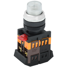 Кнопка ABLFP-22 прозрачный d22мм неон/240В 1з+1р ИЭК Кнопка ABLFP-22 прозрачный d22мм неон/240В 1з+1р ИЭК