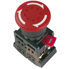 Кнопка AE-22 "Грибок" с фикс.красн.d22мм 240В 1з+1р ИЭК Кнопка AE-22 "Грибок" с фикс.красн.d22мм 240В 1з+1р ИЭК