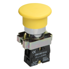 Кнопка управления LAY5-BC51"Грибок" без подсветки желтая 1з ИЭК Кнопка управления LAY5-BC51"Грибок" без подсветки желтая 1з ИЭК