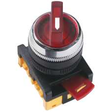 Переключатель АNС-22-2 2 полож.крас.неон/240В I-O 1з+1р ИЭК