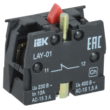 Контактный блок 1р для серии LAY5 ИЭК
