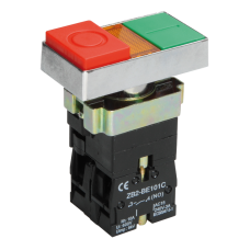 Кнопка управления LAY5-BW8465 "I-O" сдвоенная с подсветкой ИЭК