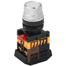 Кнопка ABLF-22 белый d22мм неон/240В 1з+1р ИЭК Кнопка ABLF-22 белый d22мм неон/240В 1з+1р ИЭК