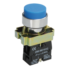 Кнопка управления LAY5-BL61 без подсветки синяя 1з ИЭК Кнопка управления LAY5-BL61 без подсветки синяя 1з ИЭК