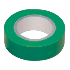 Изолента 0,13х15 мм зеленая 10 метров ИЭК