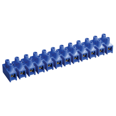 Зажим винтовой ЗВИ-10 н/г 2,5-6мм2 12пар ИЭК синие Зажим винтовой ЗВИ-10 н/г 2,5-6мм2 12пар ИЭК синие