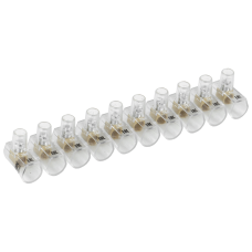 Зажим винтовой концевой изолированный КЗВИ 4,0мм2 (10x1) IEK Зажим винтовой концевой изолированный КЗВИ 4,0мм2 (10x1) IEK