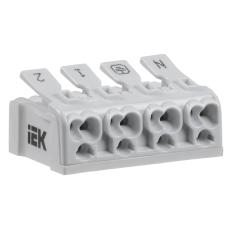 Клемма пружинная соединительная КСП4-2L+N+PE IEK