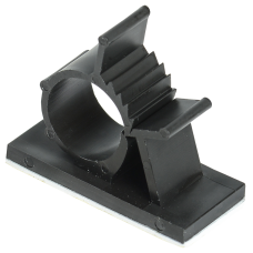 Клипса самоклеящаяся КС-15 черная (24шт) IEK