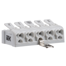 Клемма пружинная соединительная КСПз5-3L+N+PE IEK