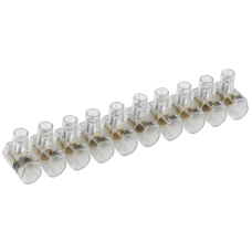 Зажим винтовой концевой изолированный КЗВИ 6,0мм2 (10x1) IEK Зажим винтовой концевой изолированный КЗВИ 6,0мм2 (10x1) IEK