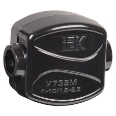 Зажим ответвительный У-739М (4-10/1,5-2,5 мм²) IP20 IEK Зажим ответвительный У-739М (4-10/1,5-2,5 мм²) IP20 IEK