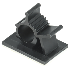 Клипса самоклеящаяся КС-10 черная (24 шт) IEK