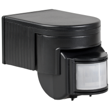 Датчик движения ДД 012 черный, макс. нагрузка 1100Вт, угол обзора 180град., дальность 12м, IP44, ИЭК Датчик движения ДД 012 черный, макс. нагрузка 1100Вт, угол обзора 180град., дальность 12м, IP44, ИЭК