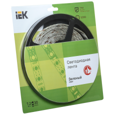 Лента LED 5м блистер LSR-5050G30-7,2-IP65-12V IEK
