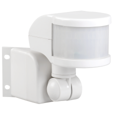 Датчик движения ДД 018В белый, макс. нагрузка 1100Вт, угол обзора 270град., дальность 12м, IP44, ИЭК Датчик движения ДД 018В белый, макс. нагрузка 1100Вт, угол обзора 270град., дальность 12м, IP44, ИЭК