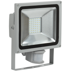 Прожектор СДО 05-30Д(детектор)светодиодный серый SMD IP44 IEK Прожектор СДО 05-30Д(детектор)светодиодный серый SMD IP44 IEK