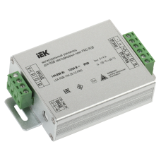 Магистральный усилитель PRO RGB 3 канала 12В, 4А, 144Вт IEK Магистральный усилитель PRO RGB 3 канала 12В, 4А, 144Вт IEK