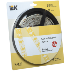 Лента LED 5м блистер LSR-5050WW60-14,4-IP65-12V IEK