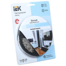 Лента LED 5м блистер LSR-3528W120-9.6-IP20-12V IEK-eco