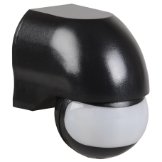 Датчик движения ДД 010 черный, макс. нагрузка 1100Вт, угол обзора 180град., дальность 10м, IP44, ИЭК Датчик движения ДД 010 черный, макс. нагрузка 1100Вт, угол обзора 180град., дальность 10м, IP44, ИЭК