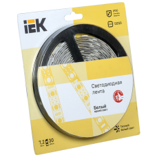 Лента LED 5м блистер LSR-5050WW30-7,2-IP20-12V IEK