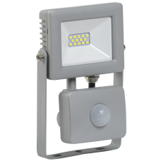 Прожектор СДО 07-10Д светодиодный серый с ДД IP44 IEK Прожектор СДО 07-10Д светодиодный серый с ДД IP44 IEK