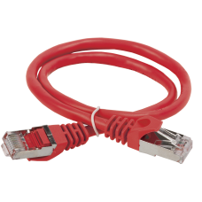 ITK Коммутационный шнур (патч-корд), кат.5Е FTP, 0,5м, красный