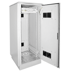 ITK Шкаф уличный 19" 24U 720x860, IP55 металл двери, серый