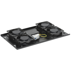 ITK Потолочная вентил. панель с термостатом, 4 вент., черная