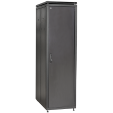 ITK Шкаф сетевой 19" LINEA N 42U 600х1000 мм металлические двери черный