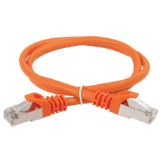ITK Коммутационный шнур (патч-корд), кат.5Е FTP, 0,5м, оранжевый