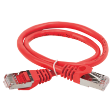 ITK Коммутационный шнур (патч-корд), кат.5Е FTP, 1м, красный