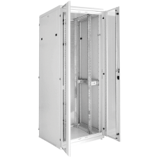 ITK Шкаф серверный 19", 33U, 800х1000 мм, передняя двухстворчатая перф. дверь, задняя перф., серый (