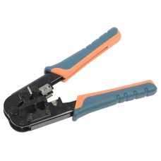 ITK Инструмент обжим для RJ-45,12,11 без храп мех сине-оранж
