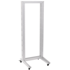 ITK 19" двухрамная стойка, 37U, 600x600, на роликах, серая