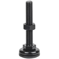 ITK Регулируемая опора (ножка), резьба М12 90x34 мм, черная ITK Регулируемая опора (ножка), резьба М12 90x34 мм, черная