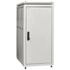 ITK Шкаф сетевой 19" LINEA N 24U 600х1000 мм металлические двери серый