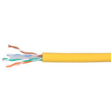 ITK Кабель связи витая пара U/UTP, кат.5E 4x2х24AWG solid, LSZH, 305м, оранжевый