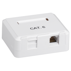 ITK Настенная инф.розетка RJ-45, кат.6, 2-порта