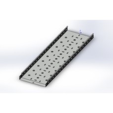 ЛПМЗ 100х100-0,7-3000 Лоток перфорированный замковый